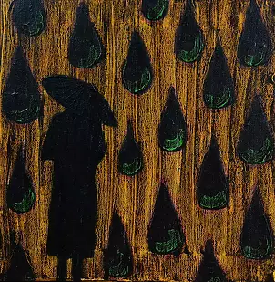 Arkadiusz Świderski - umbrella, rain and tears