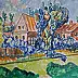Krzysztof Chrobot, pejaż2, Obraz olejny - płótno, 60 x 50