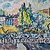 Krzysztof Chrobot, pejaż3, Obraz olejny - karton/tektura, 43 x 35