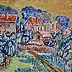 Krzysztof Chrobot, pejaż, Obraz olejny - płótno, 58 x 50