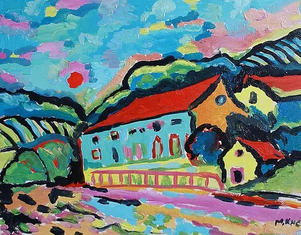 Marlena Kuc - expressionist landscape