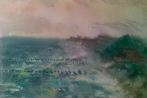 Jacek Kamiński - pejzaż morski- Jarosławiec