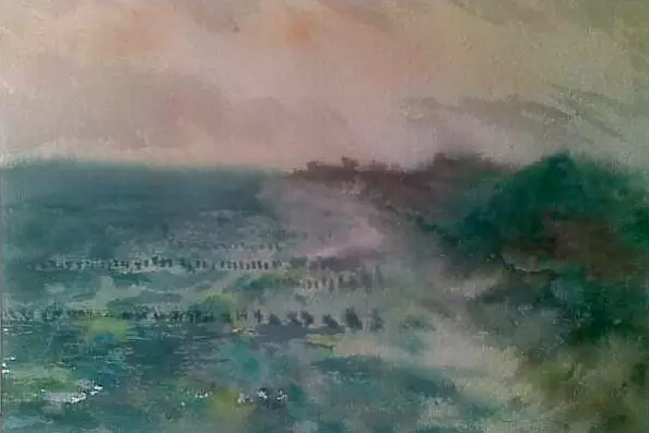 Jacek Kamiński - pejzaż morski- Jarosławiec