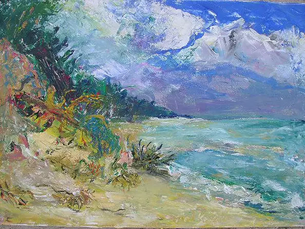 Jacek Kamiński - pejzaż morski- Jastrzębia Góra