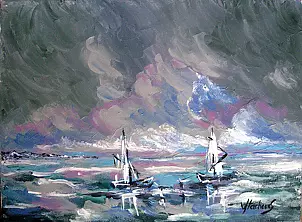 Jerzy Stachura - seascape winter