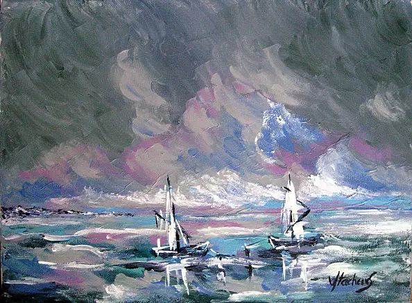 Jerzy Stachura - seascape winter