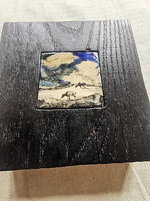   - landscape with cows