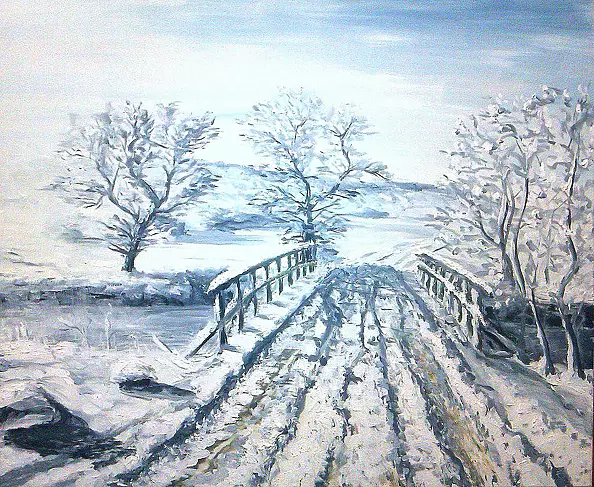 Kamila Dobrowolska Karaczewska - winter landscape
