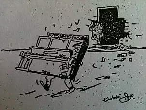 Marek Kubski - Pianista -Roman Polański.-SATYRA