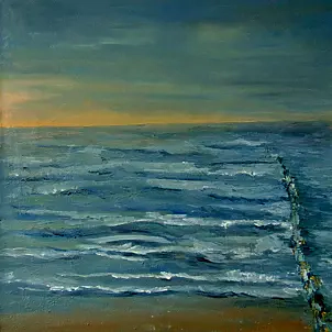 Helga Maria RADOCHOŃSKA - Baltic beach in the fall