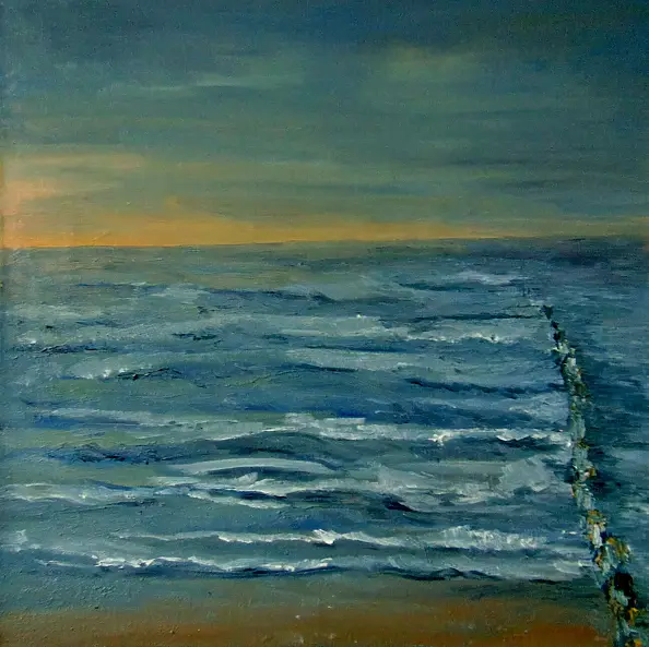 Helga Maria RADOCHOŃSKA - Baltic beach in the fall