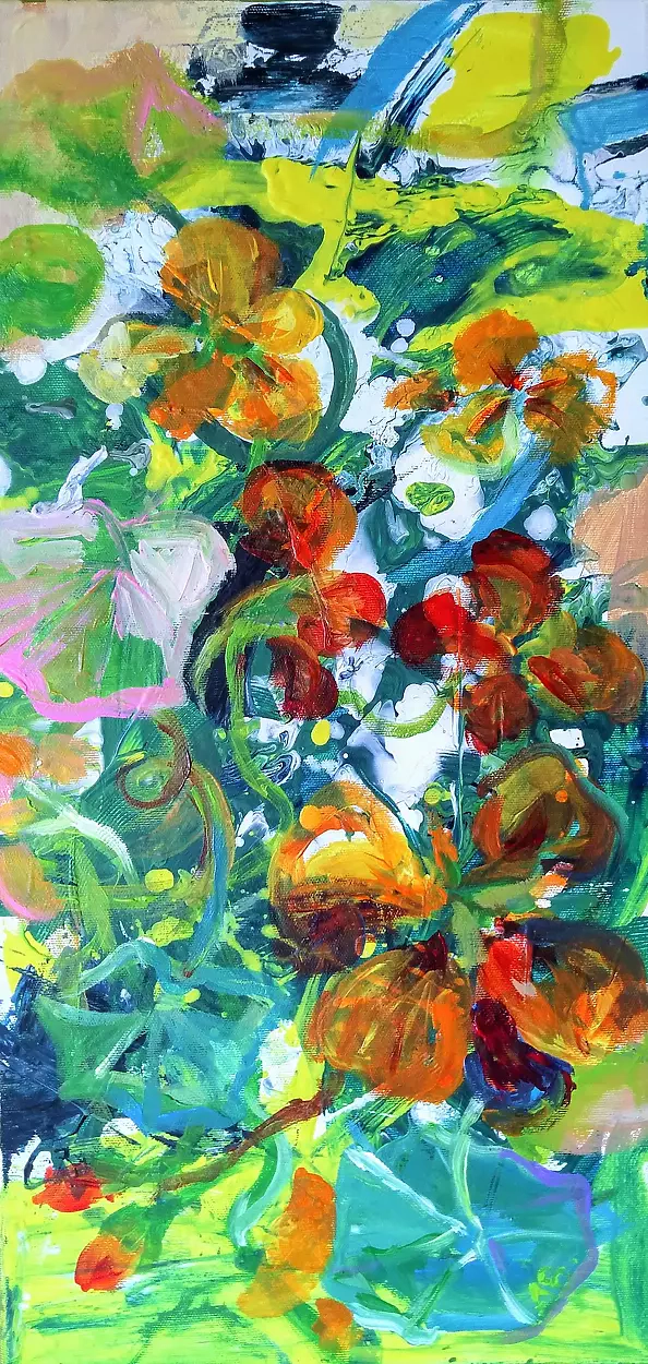 Anna Borcz - climbing nasturtiums