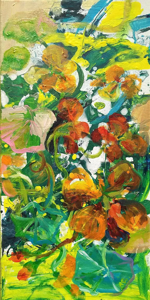 Anna Borcz - climbing nasturtiums
