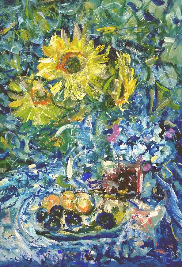 Eryk Maler - sun after rain, 70x100