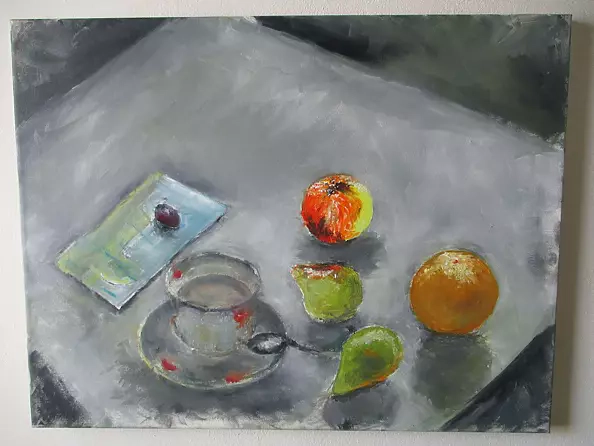 Agata Bojarska - during afternoon tea