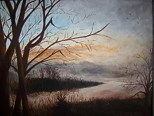 Maria Sularz - morning in Kryspinów