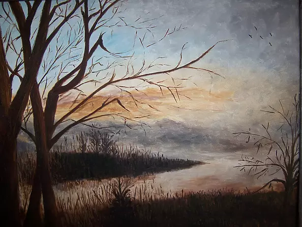 Maria Sularz - morning in Kryspinów