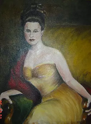 Bozena Chlopecka - portet retro