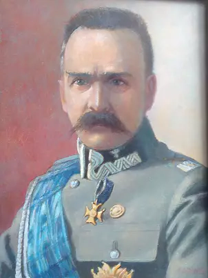   - a portrait of Marszalka by J. Pilils