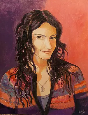 Michał Ogiński - portrait of a woman