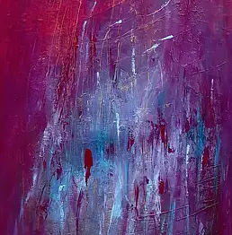 Kamila Krętuś, поток энергии, Масляная картина - холст, 70 x 140