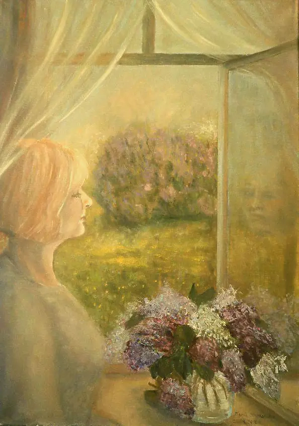 Maria Szymańska - ..by the window..