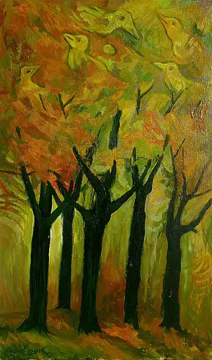 Mieczysław Burda - bird forest