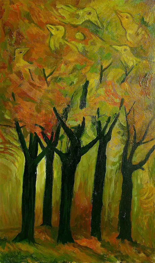 Mieczysław Burda - bird forest