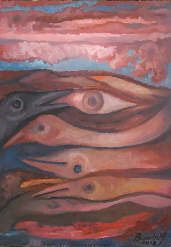 Mieczysław Burda - bird mountain