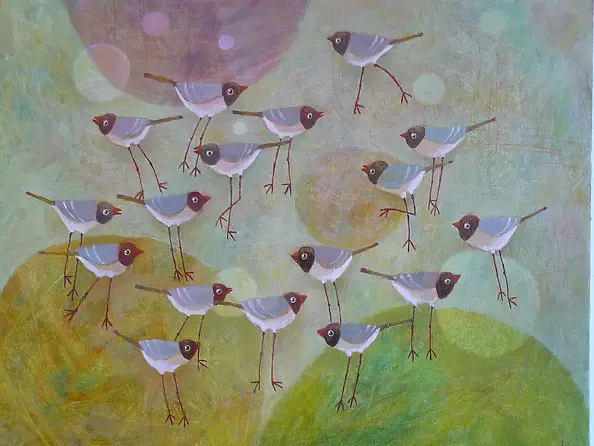 Dorota Wysocka Rzeszutek - ptaszki z Wisełki