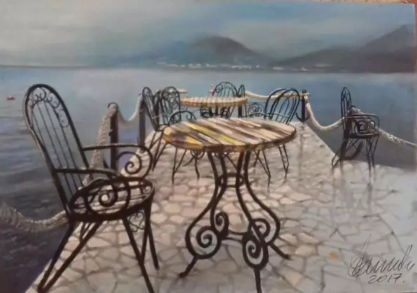 Andrzej Siewierski - empty table-Montenegro