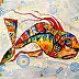 Marek Lutek, PESCE 11608, Dipinto acrilico - , 58 x 78