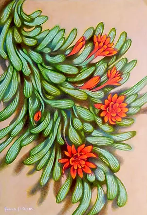 federico cortese - red flowers II