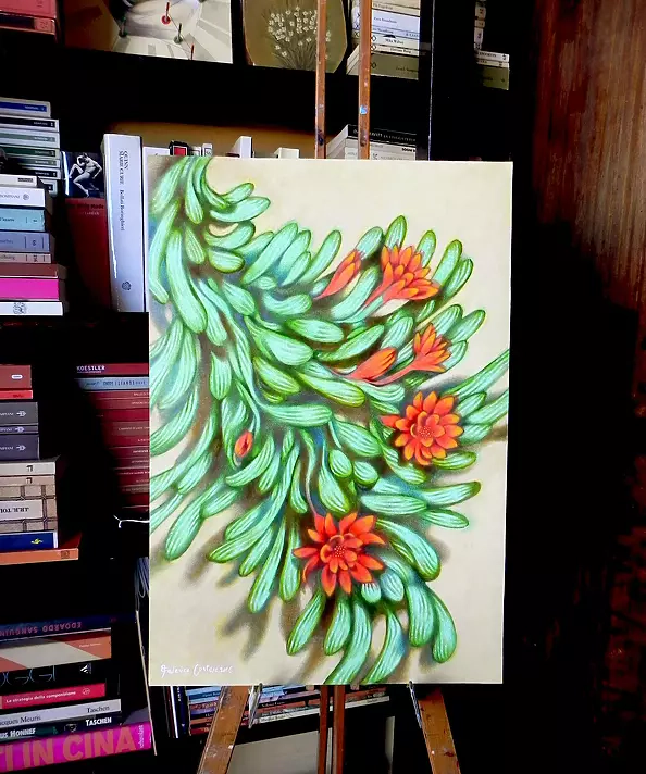 federico cortese - red flowers II