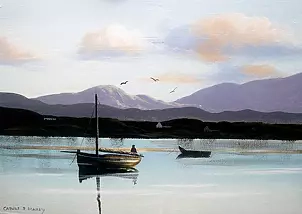 Cathal O Malley - Roundstone boats