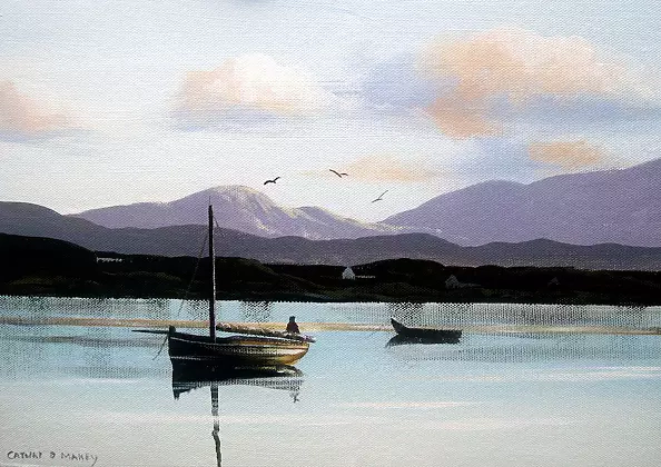 Cathal O Malley - Roundstone boats