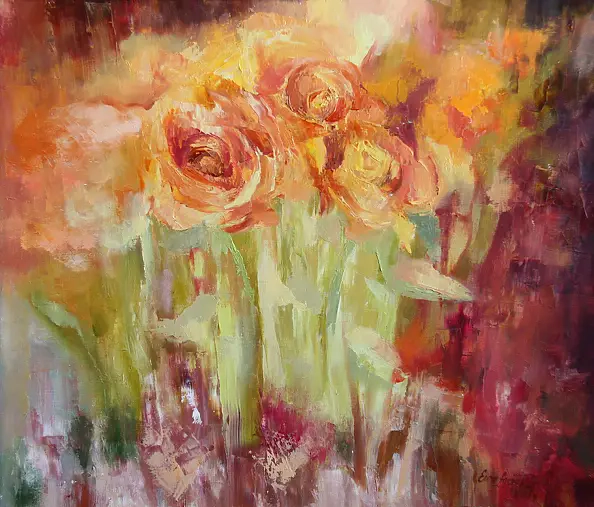 Ewa Łaczek Daleki - róże w pryzmacie