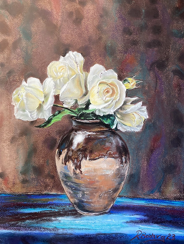 Rafał Bochra - róże w starym dzbanie_3_Kluczkowice