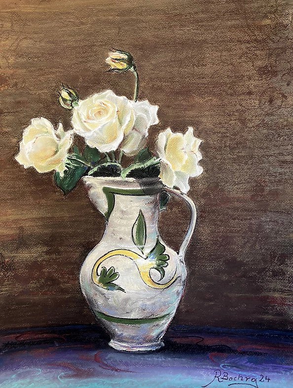 Rafał Bochra - róże w starym dzbanie_4_Kluczkowice