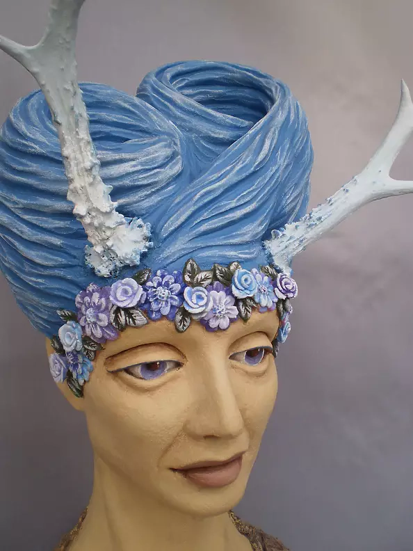 Dominika Rumińska - rzeźba Wróżka o niebieskich włosach