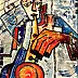 Marek Lutek, sAkSon 11624, Peinture acrylique - panneau, 46 x 66