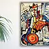 Marek Lutek, sAkSon 11624, Peinture acrylique - panneau, 46 x 66