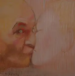 Marta Kowal, сами, Пастель - холст, 40 x 30