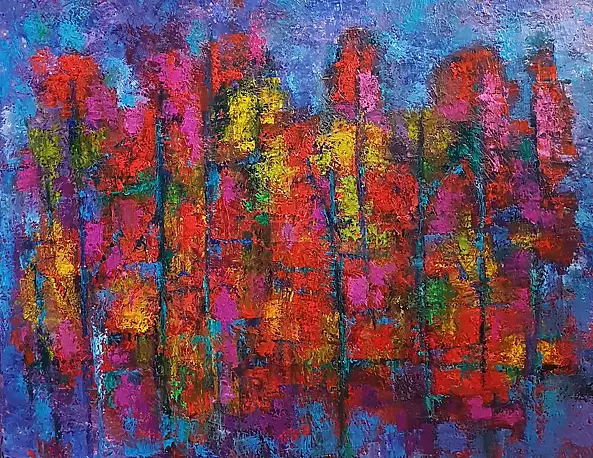 Kolesnikova Irina - сине-фиолетовое небо