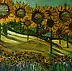 Helga Maria RADOCHOŃSKA - sunflowers - abstraction