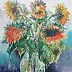 Dorota Chwałek - medium sunflowers