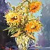 Dorota Chwałek - sunflowers in a vase