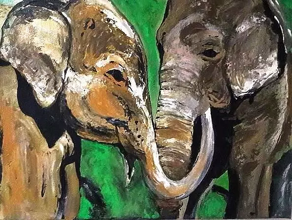 Ewa Mościszko - elephant love