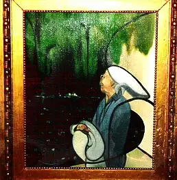 Padovani Nicolas, soeur emmanuelle , fontaine de callian, Obraz olejny - , 60 x 80