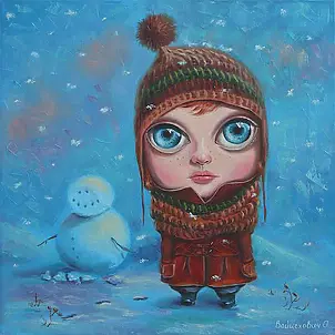 Aksana Vaitsekhovich - winter walk